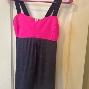 lululemon “back on track” work out tank top
